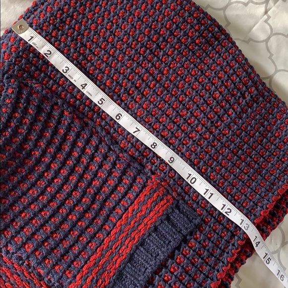 Blue POCKET Scarf knit warm & cozy!!!!! - Picture 4 of 8